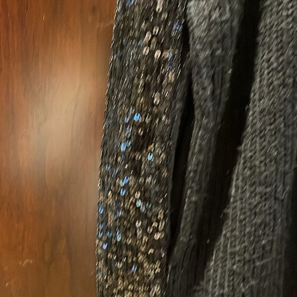 Inc international concepts black sweater and sequin joggers size large - Picture 6 of 13